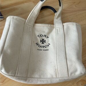Tory Burch Cream Mini Tote
